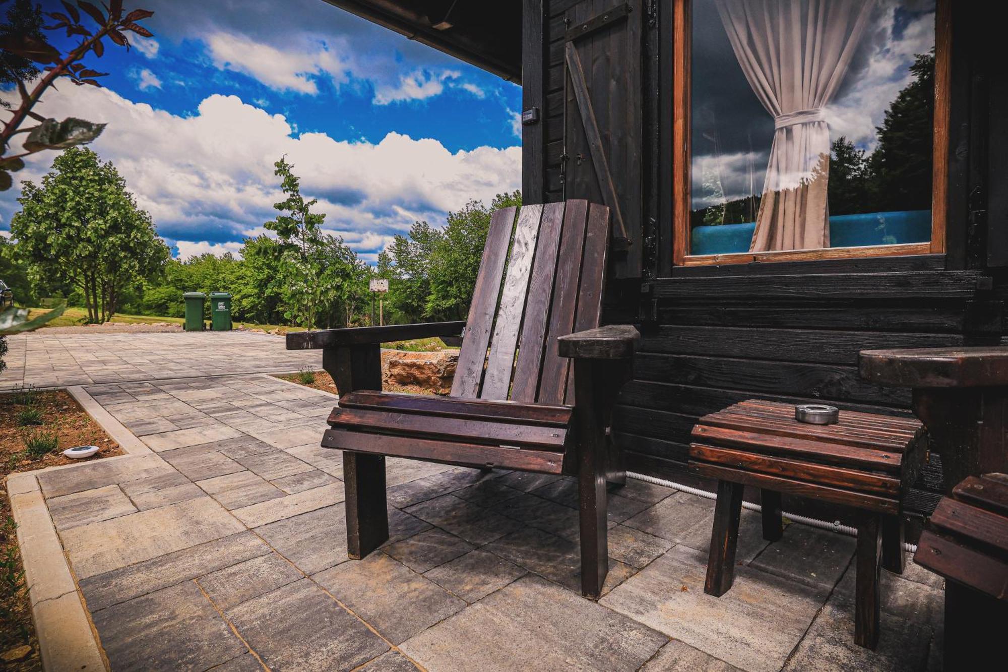 אוטוצאץ Woodenhouse With Two Apartments מראה חיצוני תמונה